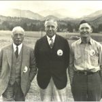 (Lf-Rt) Edward Filene; Roy Borgrengren; Claude Orchard